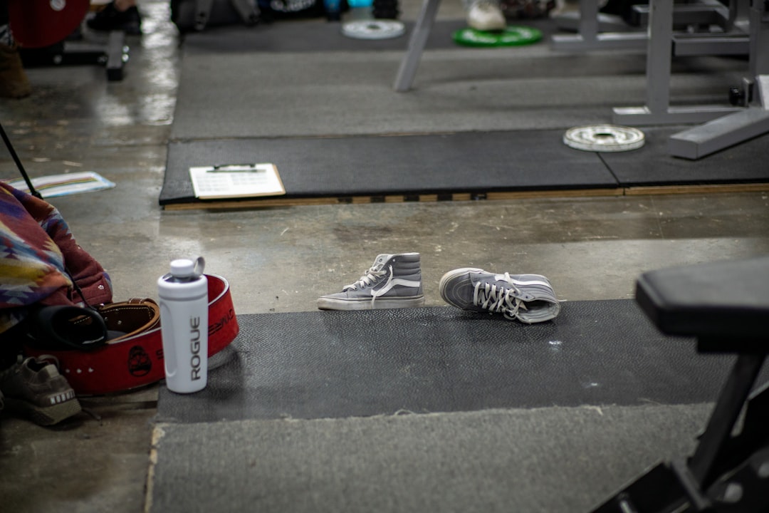 Gym equipment.